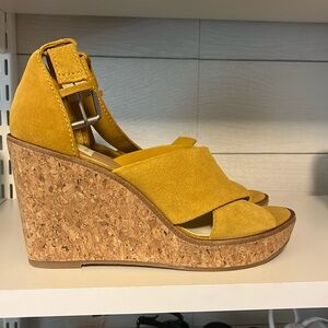 Dolce Vita Suede Cork wedges